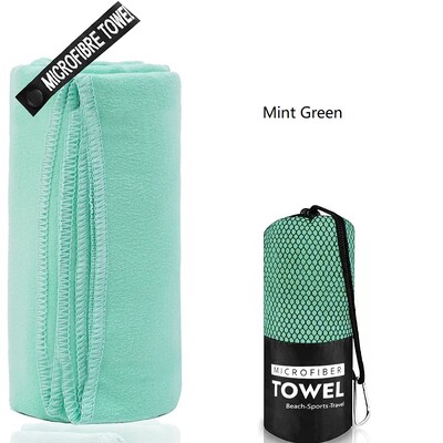 Mikrofiibrist täiuslik reisi- ja spordi- ning rannarätik kiiresti kuivav üliimav ülikompaktne, sobib matkamiseks seljakotijõusaali