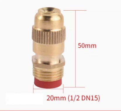 Põllumajanduse ehitusplatsi tolmu eemaldamine pihustav pihusti molekulaarlõhkepea Reguleeritav jahutus vasest otsik Aia ja aia haljastuse otsik