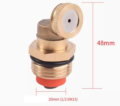 Põllumajanduse ehitusplatsi tolmu eemaldamine pihustav pihusti molekulaarlõhkepea Reguleeritav jahutus vasest otsik Aia ja aia haljastuse otsik