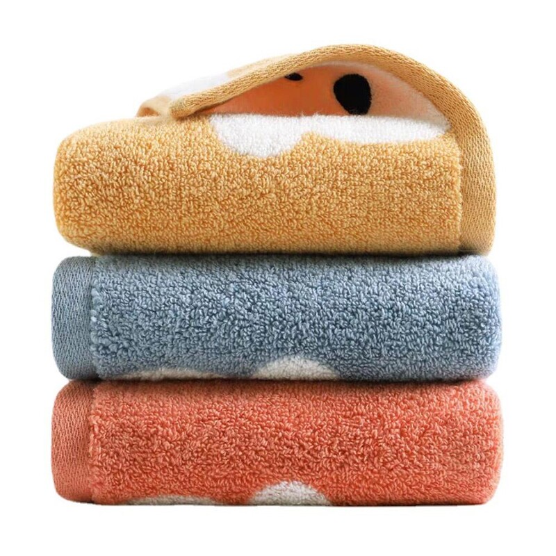 Puhas puuvillane kandiline käterätik, imab vett pehme majapidamises kasutatav beebi näopesurätik Armas köök rippuvate käterätikutega