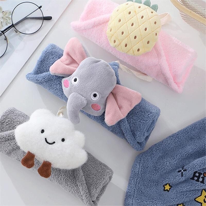 Prosop de mână cu animale din desene animate Om de zăpadă de Crăciun Prosoape de mână pentru copii Spălare baie Prosop de mână Pânză Cadou de Crăciun