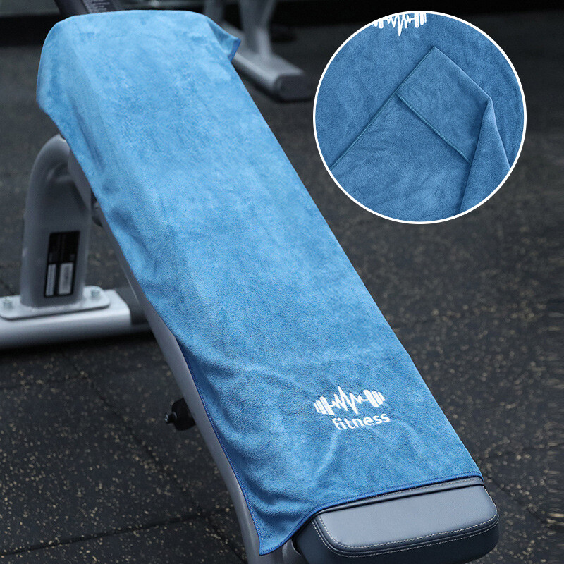 Mikrofiiber jõusaali jooga harjutus Ujumine Fitness Rätik Super Pehme imav kiiresti kuivav rätik Jõusaali varustus Higipadja rätik