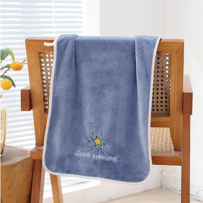 Mielas kūdikių rankšluostis Coral Velvet Kids vonios rankšluostis skalbimo šluostė Minkšta sugerianti vaikiška vonios dušo servetėlė Veido rankšluostis 75x35cm