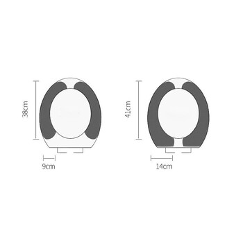 Мека анимационна миеща се възглавница WC тоалетна лепкава подложка за седалка Баня По-топла седалка Капак Универсален калъф за тоалетна седалка 1/4 бр.