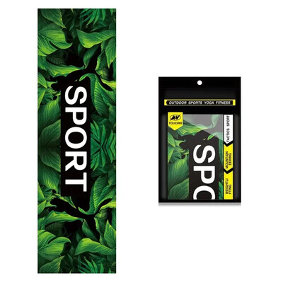 Spordi jahutav rätik, trükitud hingav, mugav kiirelt kuivav higi imav rätik fitness-jõusaali jooga jaoks