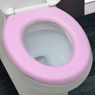 Husă pentru scaun de toaletă moale Waterpoof Baie lavabilă în apropierea scaunului Covoraș pernă Pernă Scaun de toaletă în formă de O Bideu Accesorii pentru capac de toaletă