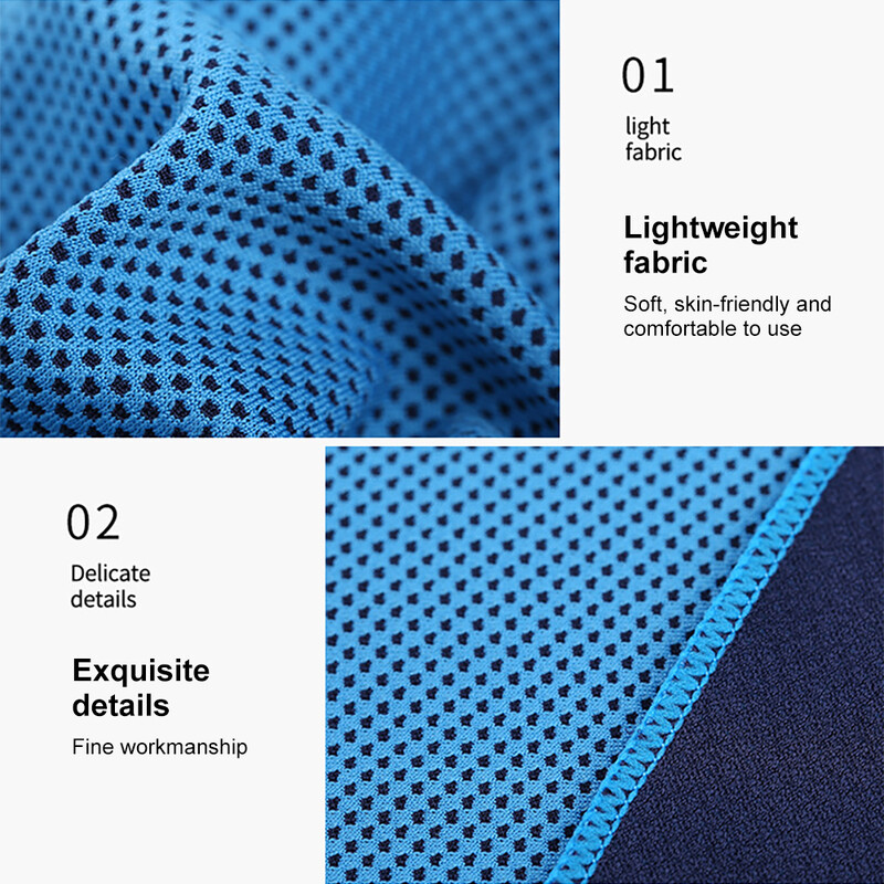 Välistingimustes mikrokiust kiirkuivatav sport väljas matkamine jahutus jäärätik Sport Fitness ujumine kompaktne reisimine jahe rätik Campin