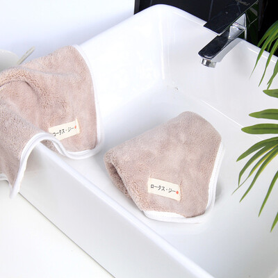 1tk 30x30cm tavaline Jaapani korallide sametne ruudukujuline rätik beebi süljepesu näole pehme imav puhastuslapp