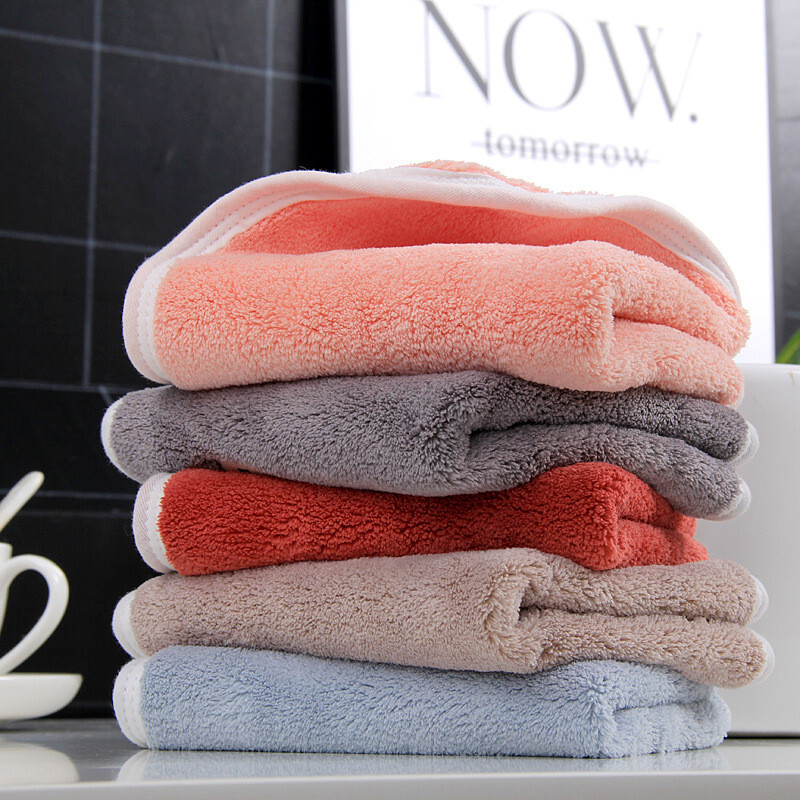 1tk 30x30cm tavaline Jaapani korallide sametne ruudukujuline rätik beebi süljepesu näole pehme imav puhastuslapp