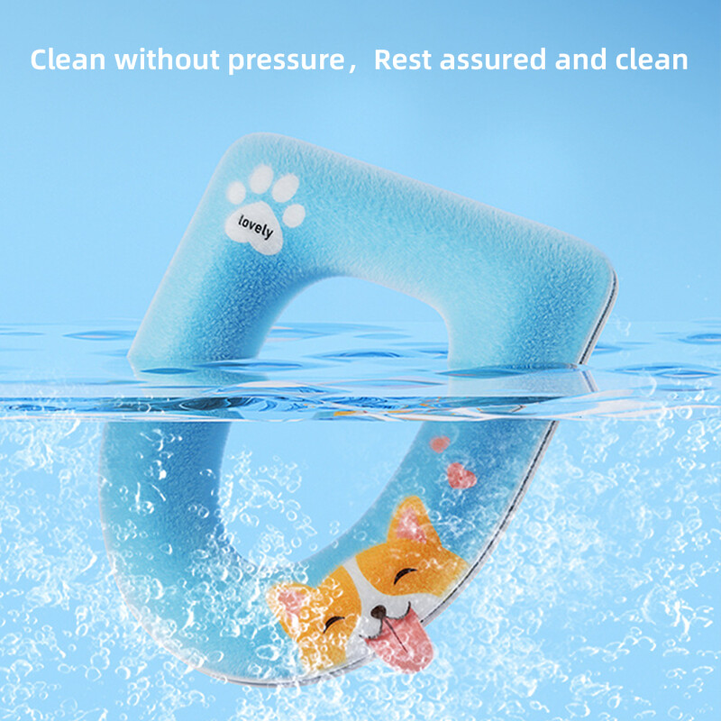 Covoraș pentru scaun de toaletă îngroșat cu desene animate drăguț Covoraș de iarnă, cald, moale, lavabil, husă pentru scaun, capac de toaletă, accesorii pentru baie