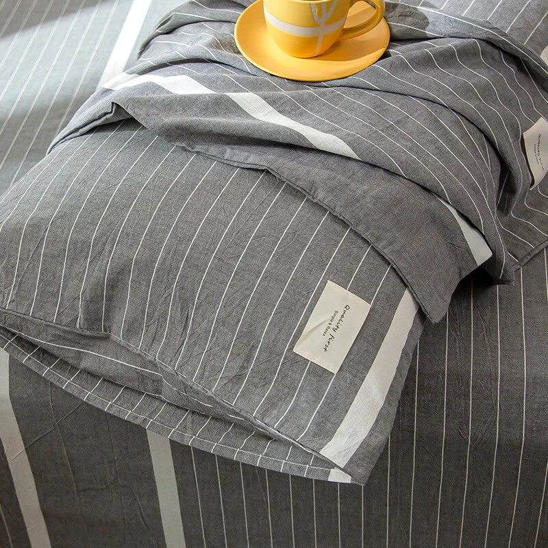 2 komada jednobojnih kariranih jastučnica s otisnutim mekanim pamučnim navlakama za jastuke 30x50 40x60 48x74 jastučnica za uređenje doma u krevetu