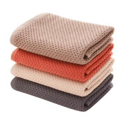 Saćasti pamučni ručnik 33x75 cm vanjski pamučni sportski ručnik u 4 boje za kućanstvo, kupaonica za ruke i lice