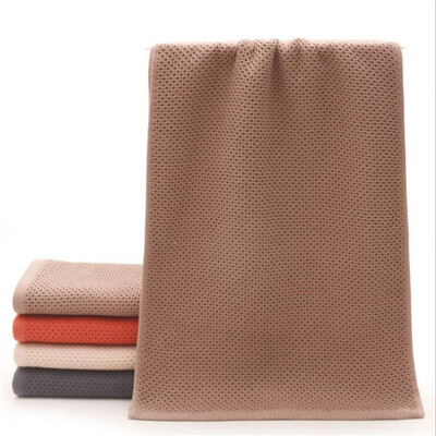 Saćasti pamučni ručnik 33x75 cm vanjski pamučni sportski ručnik u 4 boje za kućanstvo, kupaonica za ruke i lice