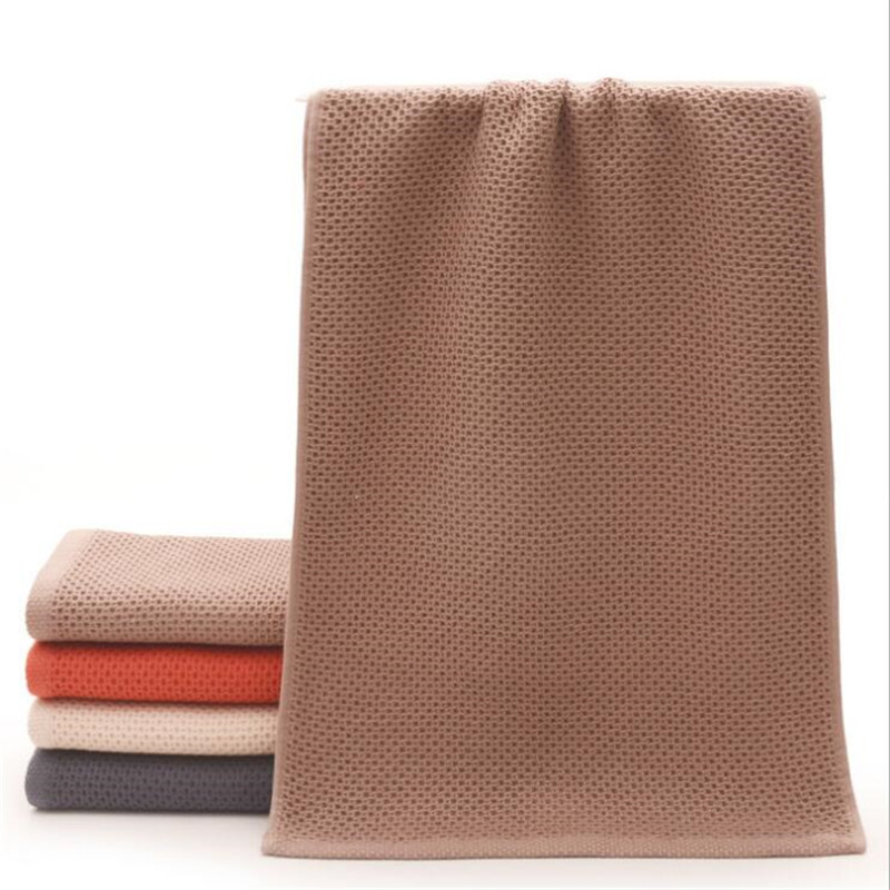 Saćasti pamučni ručnik 33x75 cm vanjski pamučni sportski ručnik u 4 boje za kućanstvo, kupaonica za ruke i lice