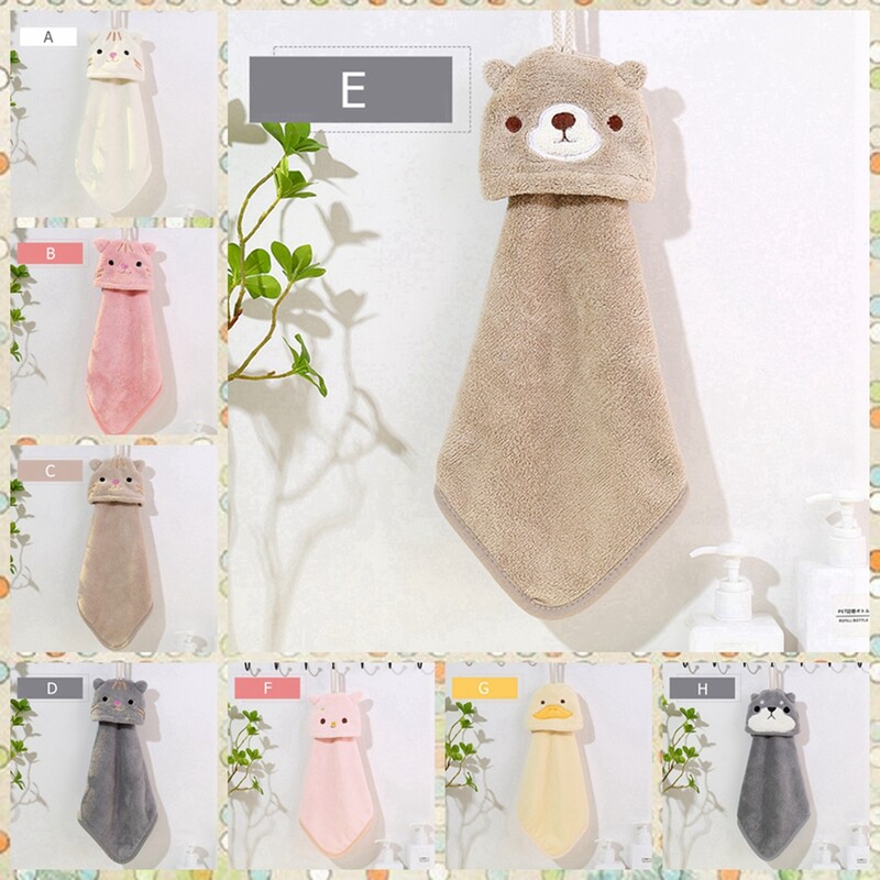 Ülimalt imav kiiresti kuivav rippuv laste duširätik Coral Velvet käterätik Köögitarbed Puhastuslapp Mikrofiiberrätik