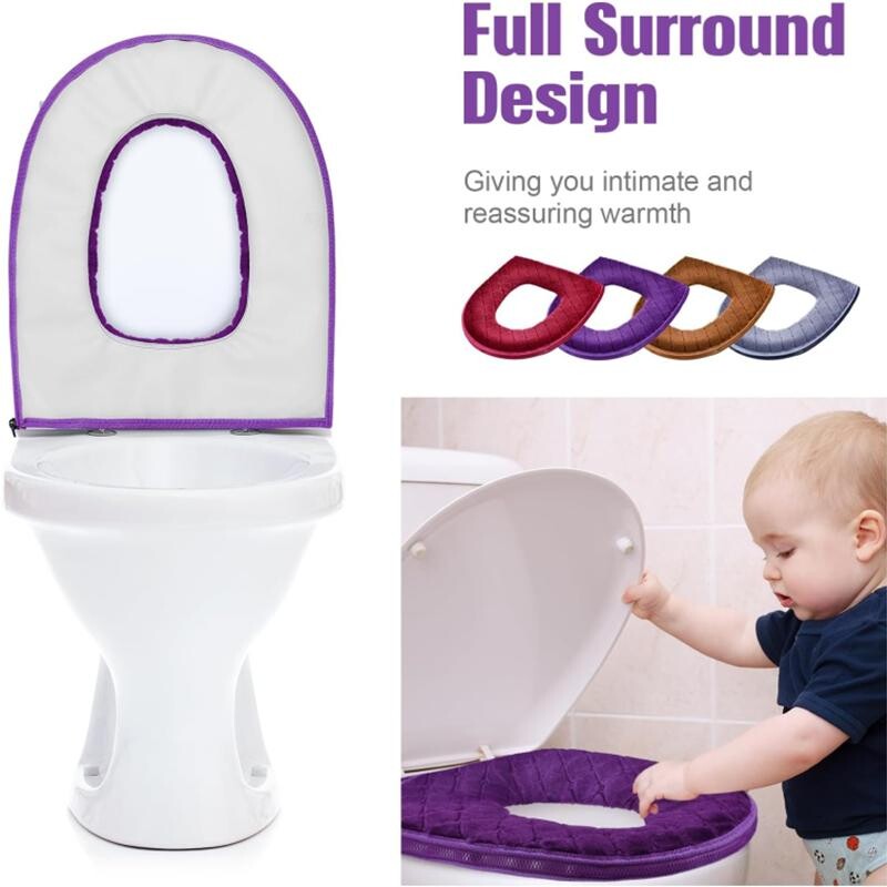 Uus talvine WC kate Palus istmekatte mudelid veekindel universaalne mudel WC rõngas pestav lukuga Vannitoa matt WC-pott