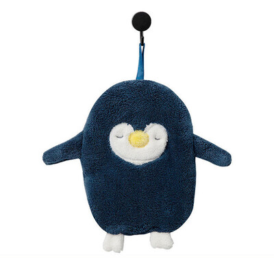 Uus superimav rippuv pingviini käterätik Home Decora kaheotstarbeline korall-samet käterätik vannitoatarbed