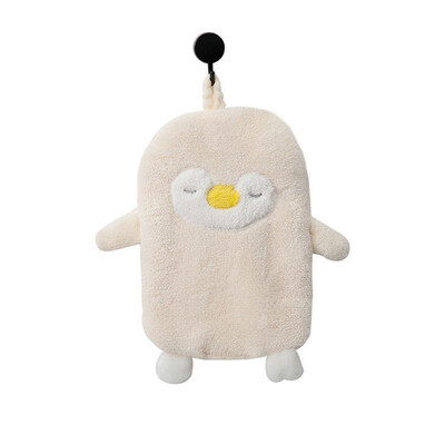 Uus superimav rippuv pingviini käterätik Home Decora kaheotstarbeline korall-samet käterätik vannitoatarbed