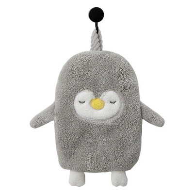 Uus superimav rippuv pingviini käterätik Home Decora kaheotstarbeline korall-samet käterätik vannitoatarbed