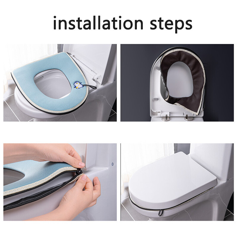 Soe Mugav multikas WC-istme kate Talvine WC-poti kate pestav majapidamises kasutatav kate matt istmekorpus Vannitoa tarvikud