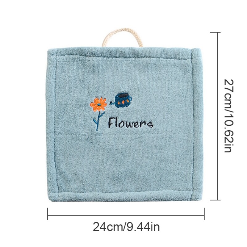 Pehme korea stiilis käterätik multifilmide tikandiga taskurätik majapidamises seinale kinnitatavate vannitoa köögitarvikute jaoks