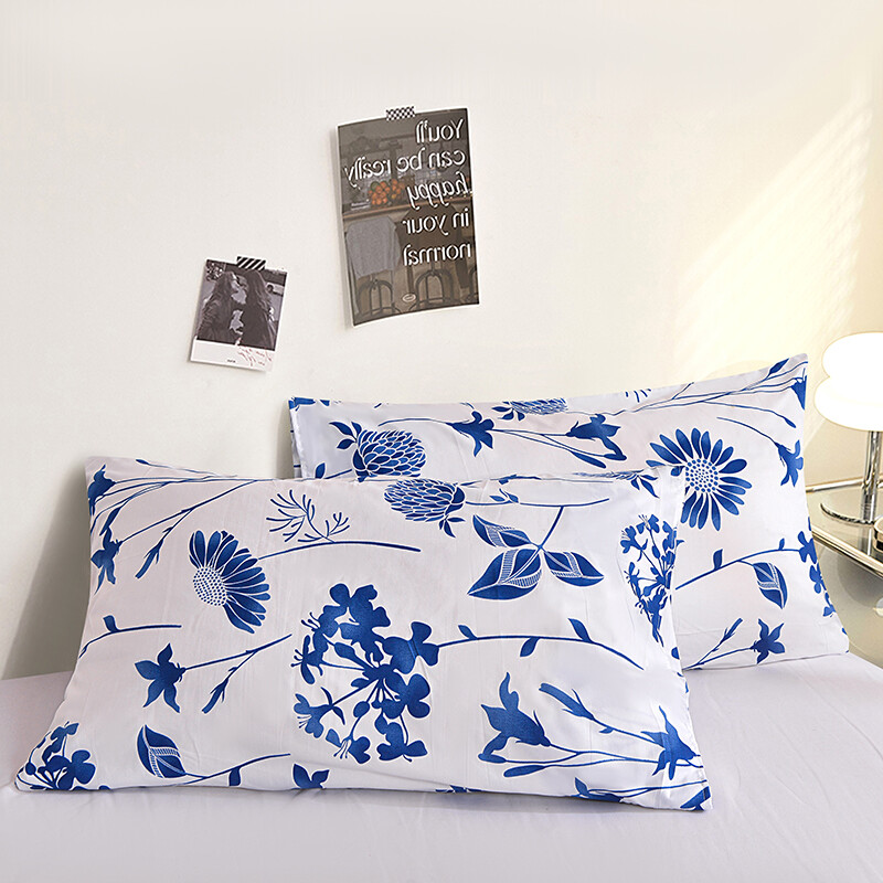 Trükitud padjakate 2tk padjapüür 48x74cm padjavarre koduvoodile Padjalipik ristkülikukujuline padjakate funda almohada