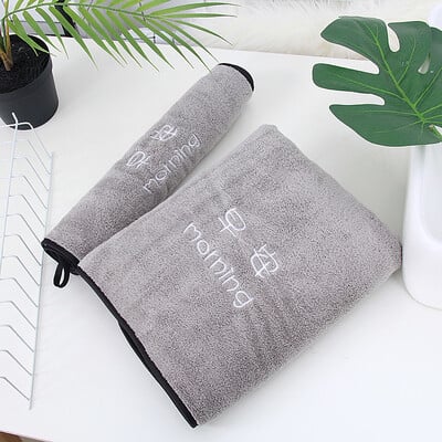 35x75cm Coral Velvet Rankšluostis labai sugeriantis greitai džiūstančios skalbimo šluostės Sportinės rankinės buitiniai vonios kambario aksesuarai