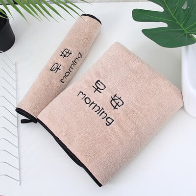 35x75cm Coral Velvet Rankšluostis labai sugeriantis greitai džiūstančios skalbimo šluostės Sportinės rankinės buitiniai vonios kambario aksesuarai