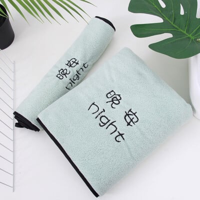 35x75cm Coral Velvet Rankšluostis labai sugeriantis greitai džiūstančios skalbimo šluostės Sportinės rankinės buitiniai vonios kambario aksesuarai