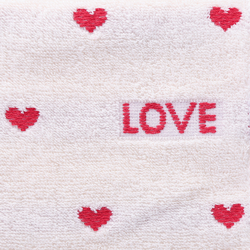 Love Bumbac Prosop de baie Gros cu absorbție Spălare Ștergerea feței Ștergerea mâinilor Corp Prosoape Bucătărie Pânză de uz casnic pentru curățare 34x75cm