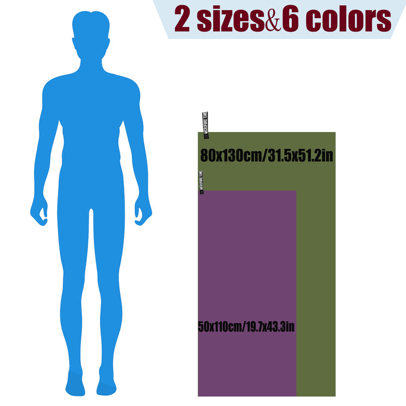 Kiiresti kuivav spordirätik ujumine jõusaal Fitness jooks õues telkimine rannapesu käterätikud pehme kerge käterätik vannirätik