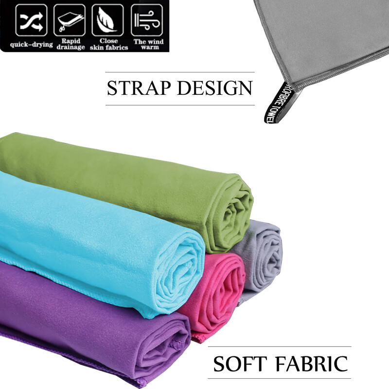 Kiiresti kuivav spordirätik ujumine jõusaal Fitness jooks õues telkimine rannapesu käterätikud pehme kerge käterätik vannirätik