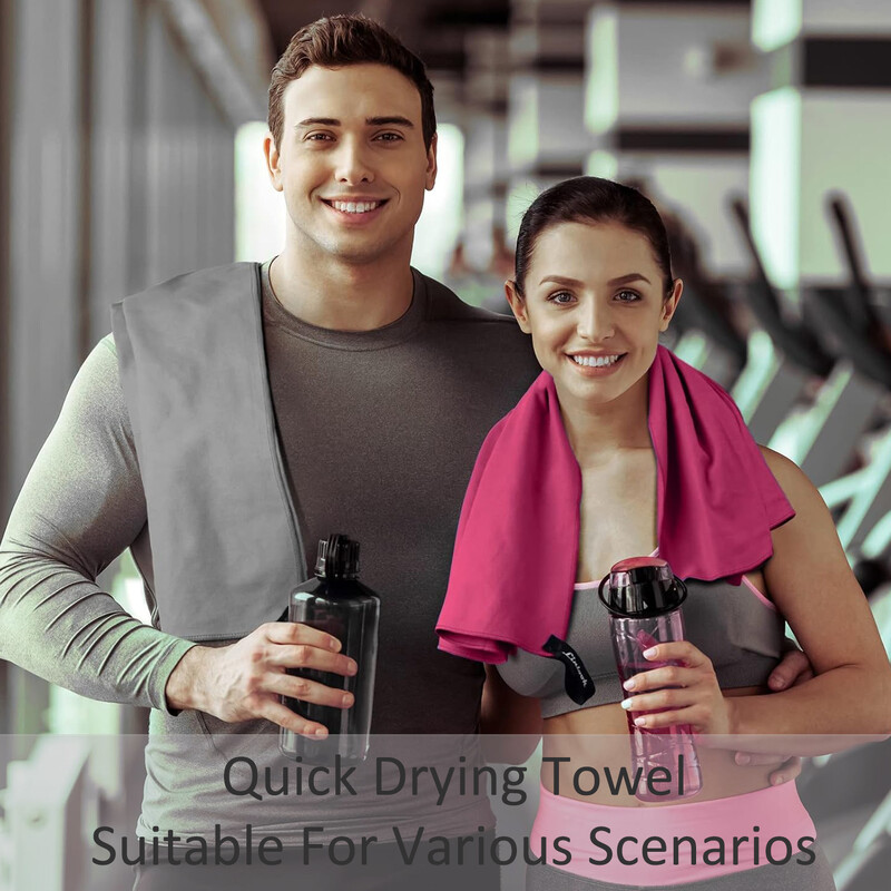 Kiiresti kuivav spordirätik ujumine jõusaal Fitness jooks õues telkimine rannapesu käterätikud pehme kerge käterätik vannirätik