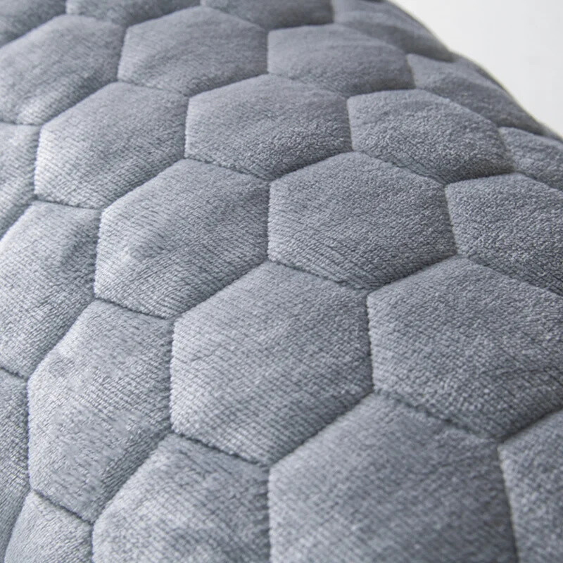 Fete de pernă dublă pentru cuplu Fete de pernă matlasate cu o singură față, simplă, culoare solidă, dimensiunea corpului, husă de pernă, siguranță fără fermoar.