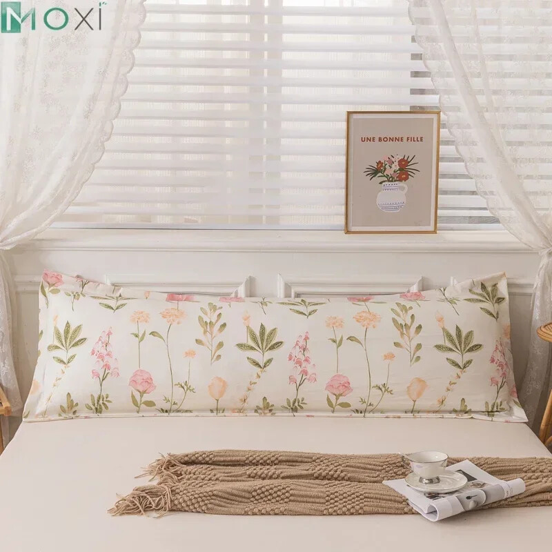 1 tk Lover Prinditud pikk padjapüür kodu jaoks, padjapüürid voodile 150 cm, Double Lover magamispadja kate 180 cm