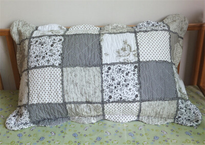 100% puuvillane lapiline padjakate Kodu dekoratiivsed padjapüürid roosad lillelised padjakatted Vintage Shabby Chic tepitud padjavarre