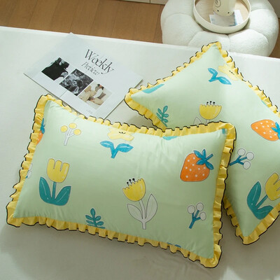 Must-valge võtmetega padjapüür diivanipadja katte jaoks koos volangidega Kontori voodi padjakatte mustriga disain täiskasvanutele mõeldud magamistoa voodipesu