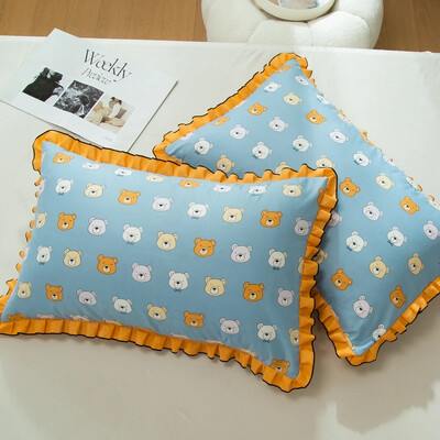 Must-valge võtmetega padjapüür diivanipadja katte jaoks koos volangidega Kontori voodi padjakatte mustriga disain täiskasvanutele mõeldud magamistoa voodipesu