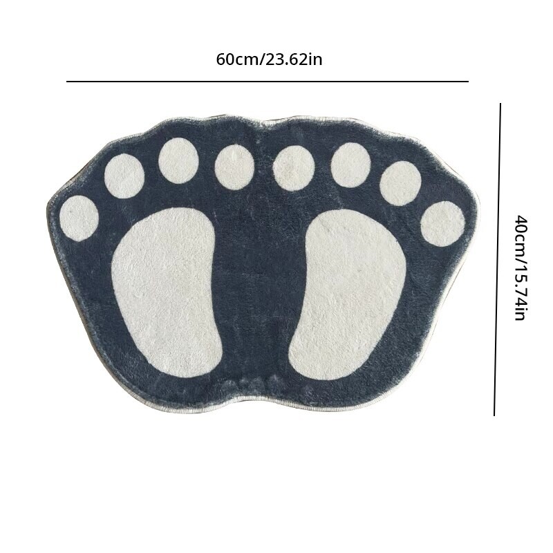 1tk 40*60cm üliimav kašmiirist imitatsiooniga vannimatt libisemiskindla aluspinnaga – pehme ja mugav hall vannitoavaip