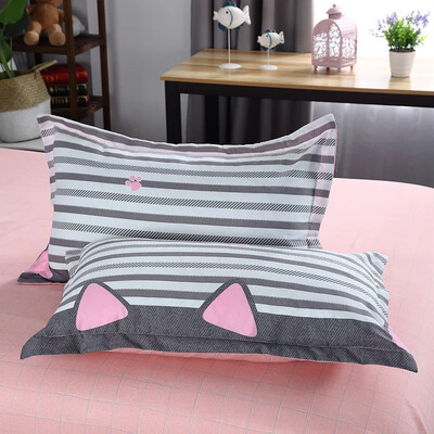 1/2 tk puuvillast trükitud padjapüürid Mugav pehme padjakate voodi diivanile padjakatted tippkvaliteediga padjapüürid kodukaunistus