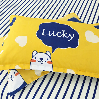 1/2 tk puuvillast trükitud padjapüürid Mugav pehme padjakate voodi diivanile padjakatted tippkvaliteediga padjapüürid kodukaunistus