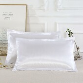 50x70cm gryno emuliacijos šilko pagalvės užvalkalas Patogus minkštas šilko imitacinis satino pagalvės užvalkalas, skirtas lovos išmetimo pagalvei be užtrauktuko