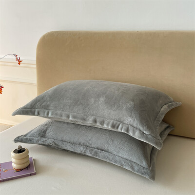 Vienspalvis pagalvių užvalkalas Velvet Pillowslip funda almohada 48x74cm pagalvės užvalkalas stačiakampis pagalvės užvalkalas 2vnt šilti pagalvių užvalkalai