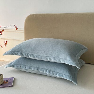 Vienspalvis pagalvių užvalkalas Velvet Pillowslip funda almohada 48x74cm pagalvės užvalkalas stačiakampis pagalvės užvalkalas 2vnt šilti pagalvių užvalkalai
