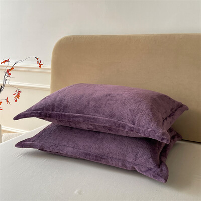 Vienspalvis pagalvių užvalkalas Velvet Pillowslip funda almohada 48x74cm pagalvės užvalkalas stačiakampis pagalvės užvalkalas 2vnt šilti pagalvių užvalkalai