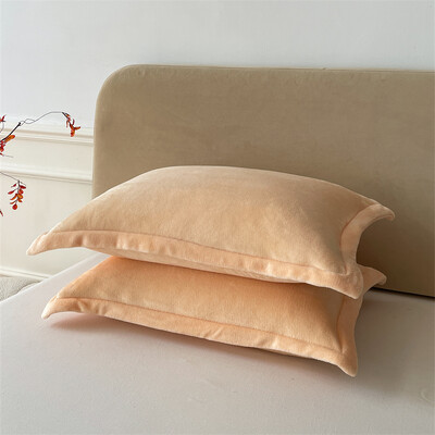 Vienspalvis pagalvių užvalkalas Velvet Pillowslip funda almohada 48x74cm pagalvės užvalkalas stačiakampis pagalvės užvalkalas 2vnt šilti pagalvių užvalkalai