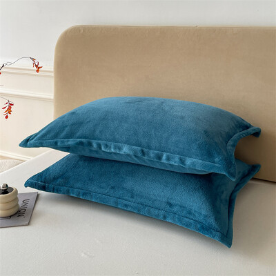 Vienspalvis pagalvių užvalkalas Velvet Pillowslip funda almohada 48x74cm pagalvės užvalkalas stačiakampis pagalvės užvalkalas 2vnt šilti pagalvių užvalkalai