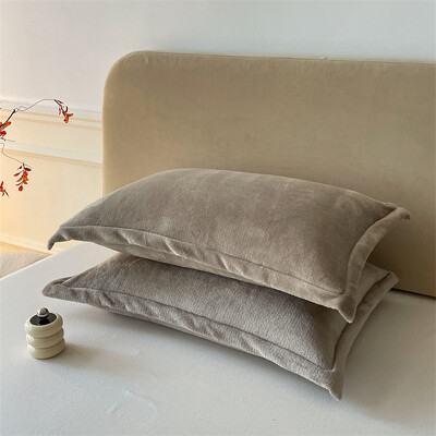 Vienspalvis pagalvių užvalkalas Velvet Pillowslip funda almohada 48x74cm pagalvės užvalkalas stačiakampis pagalvės užvalkalas 2vnt šilti pagalvių užvalkalai