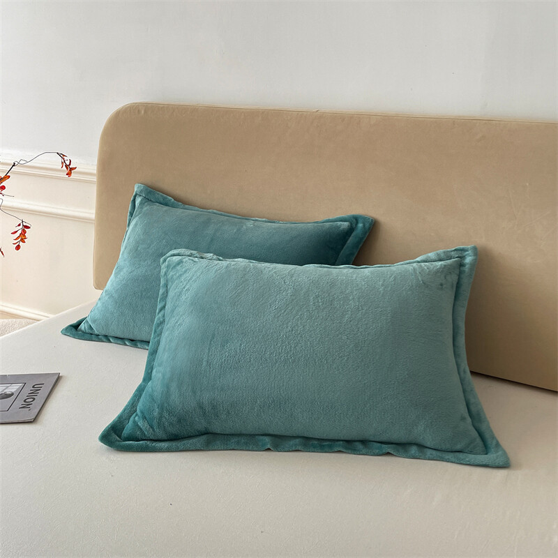 Ühevärviline padjakate Velvet Pillowslip funda almohada 48x74cm padjapüür ristkülik padjakate 2tk soojad padjapüürid