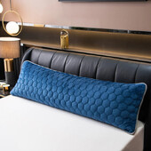 Žiemos storas minkštas ilgas pagalvės užvalkalas lovai Vienpusis aksominis audinys, dygsniuotas pagalvių užvalkalas meilužės poros miegojimo pagalvių užvalkalai